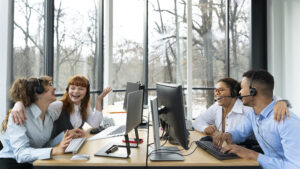 inbound and outbound call center